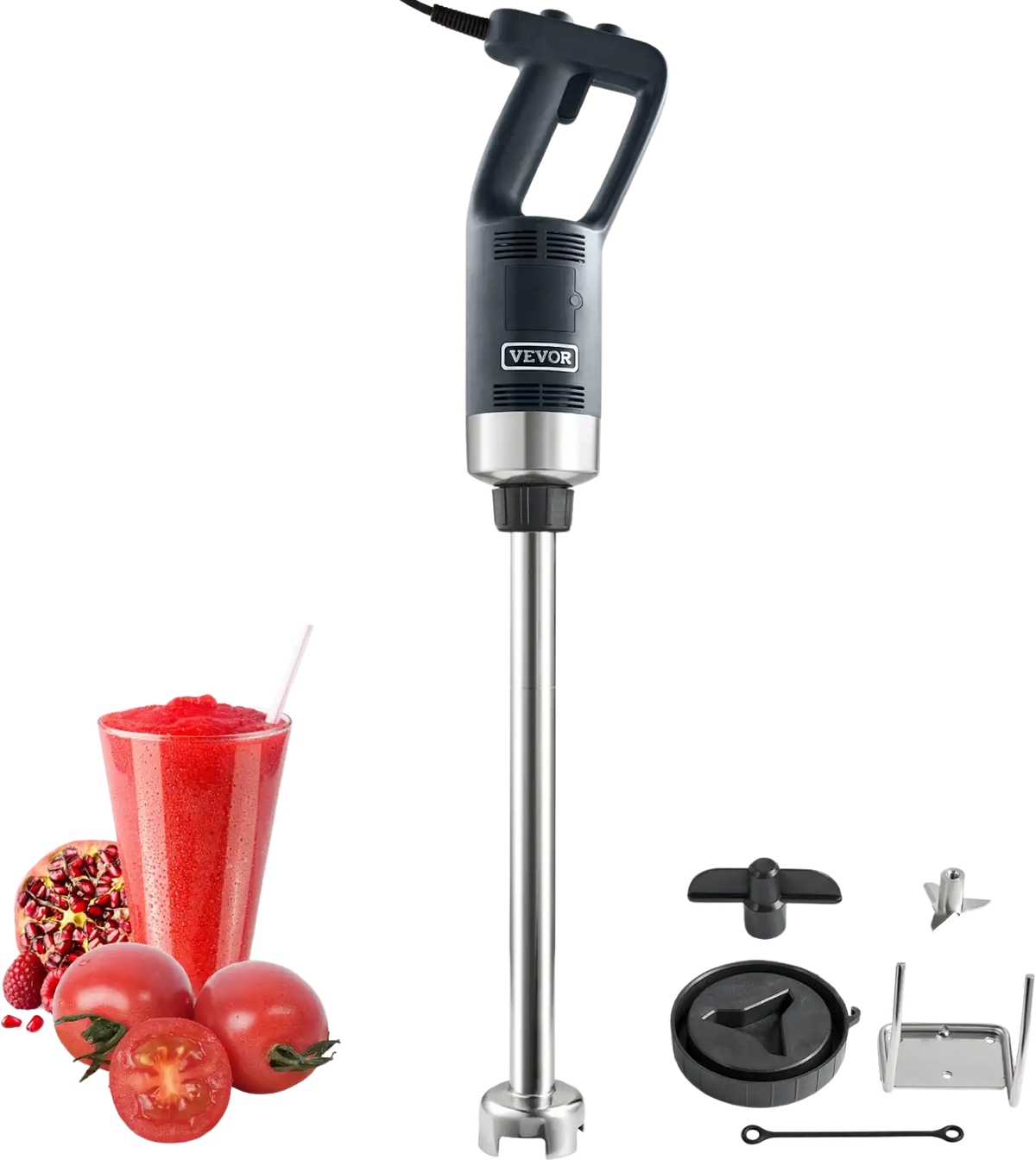 Vevor Commercial Immersion Blender 750W 20" Variable Speed Hand Mixer New