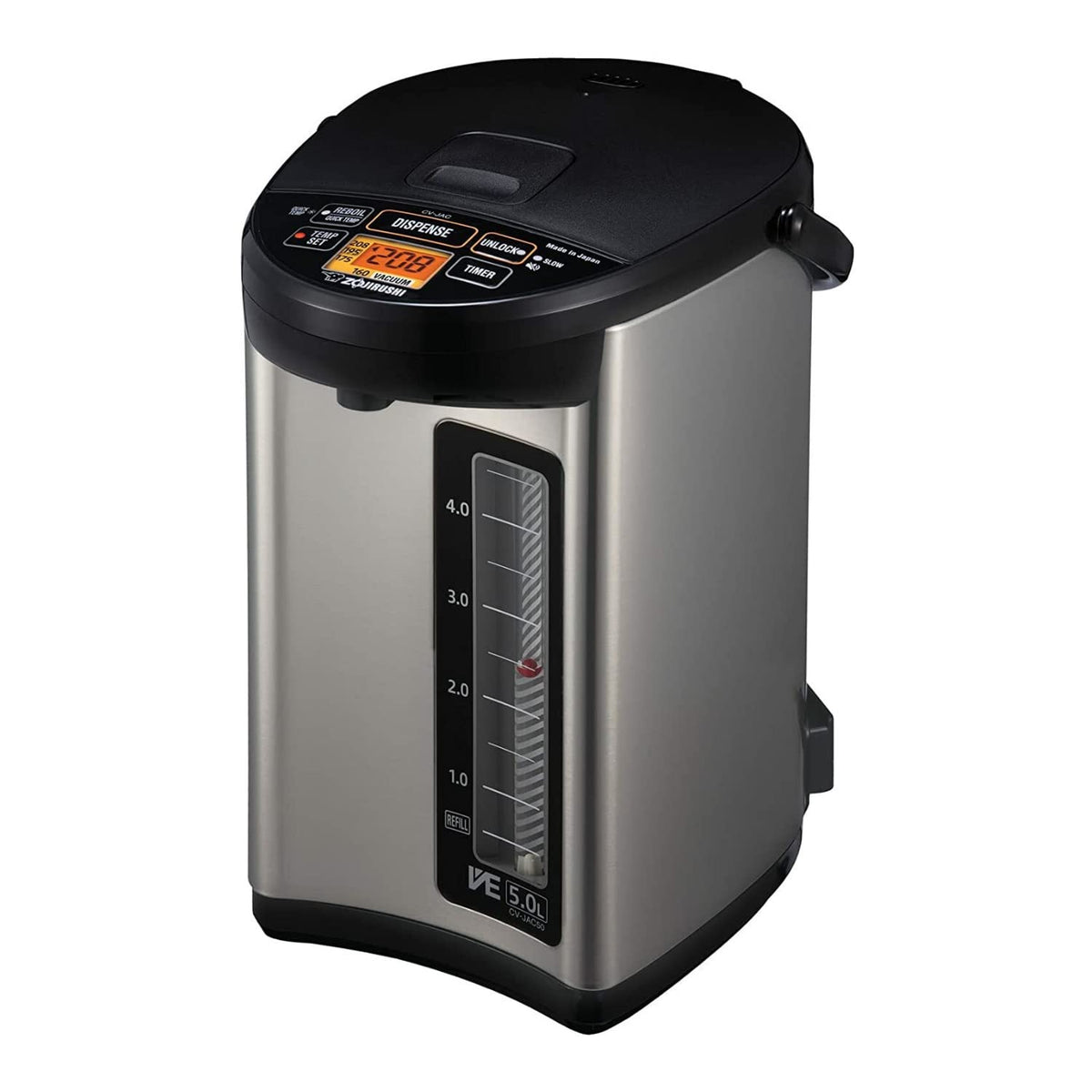 Zojirushi CV-JAC50XB 5.0L VE Hybrid Water Boiler & Warmer – Stainless Black